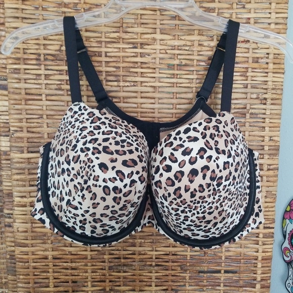 Cacique Other - NWT Cacique Bra Smooth Boost Demi 42DD Leopard